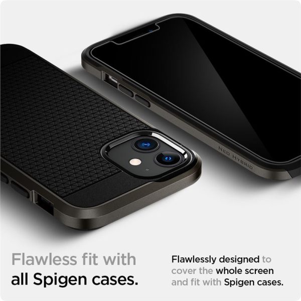 Spigen Glas tR EZ Fit 2 Pack-Apple iPhone 12 mini (AGL01811) - Image 7