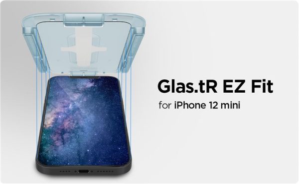 Spigen Glas tR EZ Fit 2 Pack-Apple iPhone 12 mini (AGL01811) - Image 9