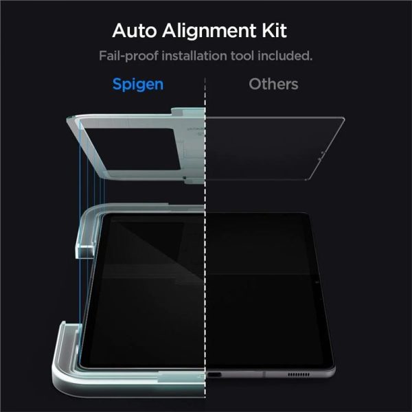 Spigen EZ Fit Glas.tR Slim 1 Pack-Samsung Galaxy Tab S8/S7 (AGL02032) - Image 2