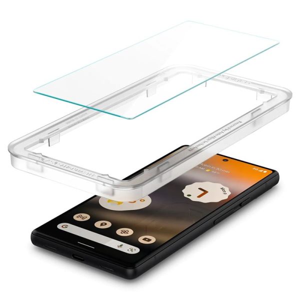 Spigen Glass AlignMaster 2 Pack Clear-Google Pixel 6a (AGL04695) - Image 5