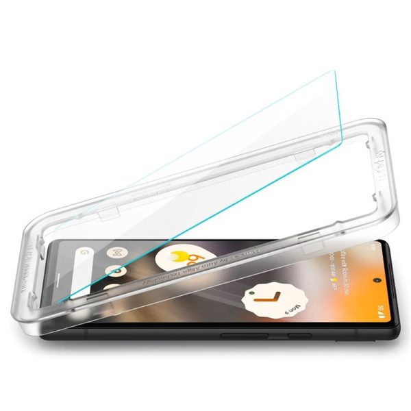 Spigen Glass AlignMaster 2 Pack Clear-Google Pixel 6a (AGL04695) - Image 6