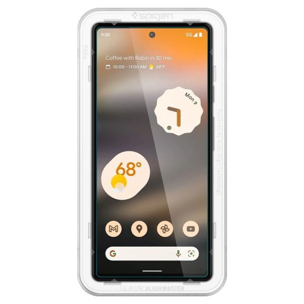 Spigen Glass AlignMaster 2 Pack Clear-Google Pixel 6a (AGL04695) - Image 7