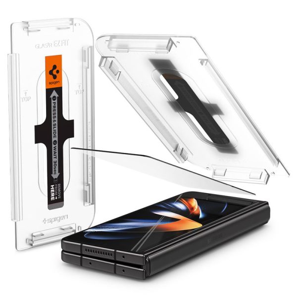 Spigen Glass EZ Fit 1 Pack-Samsung Galaxy Z Fold 4 (AGL05322) - Image 4