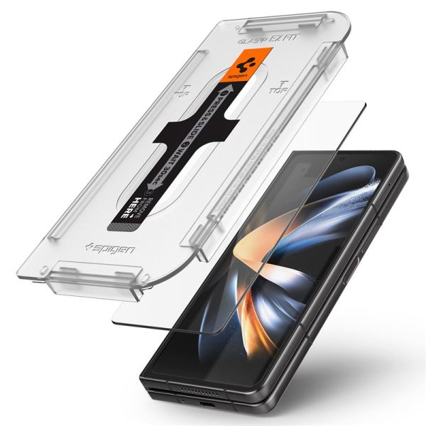 Spigen Glass EZ Fit 1 Pack-Samsung Galaxy Z Fold 4 (AGL05322) - Image 5