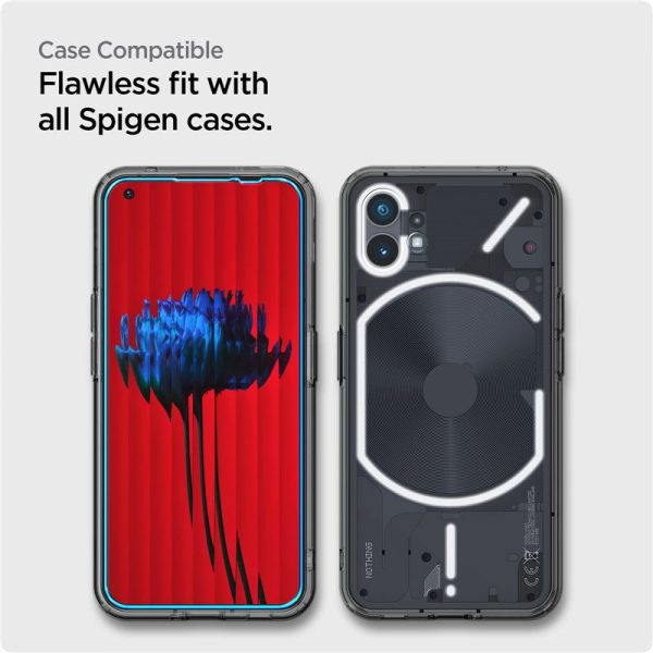 Spigen Glass AlignMaster 2 Pack Clear-Nothing Phone (1) (AGL05447) - Image 3