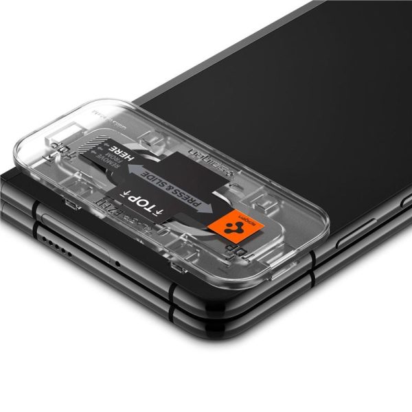 Spigen Glass EZ Fit Optik Pro 2 Pack Black-Google Pixel Fold (AGL06207) - Image 7