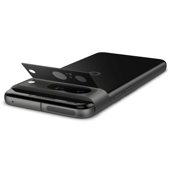 Spigen Glass tR EZ Fit Optik Black 2 Pack-Google Pixel 8 (AGL06352) - Image 12