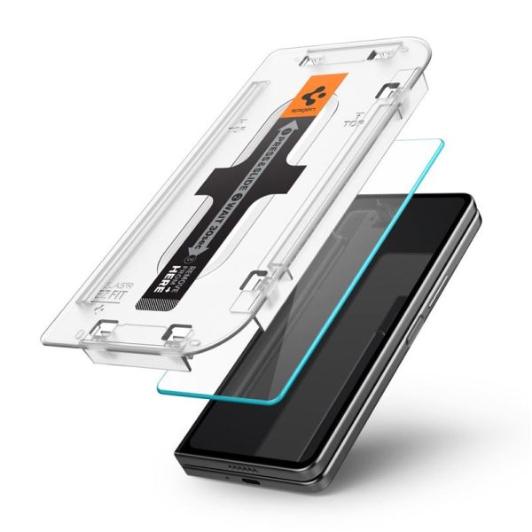 Spigen Glass tR EZ Fit Cover 2 Pack Transparency-Samsung Galaxy Z Fold 5 (AGL06523) - Image 11