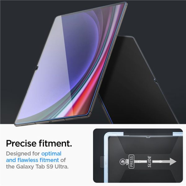 Spigen Glass tR EZ Fit 1 Pack-Samsung Galaxy Tab S9 Ultra (AGL06998) - Image 5