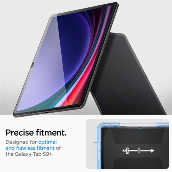 Spigen Glass tR EZ Fit 1 Pack-Samsung Galaxy Tab S10+/S9+ (AGL06999) - Image 5