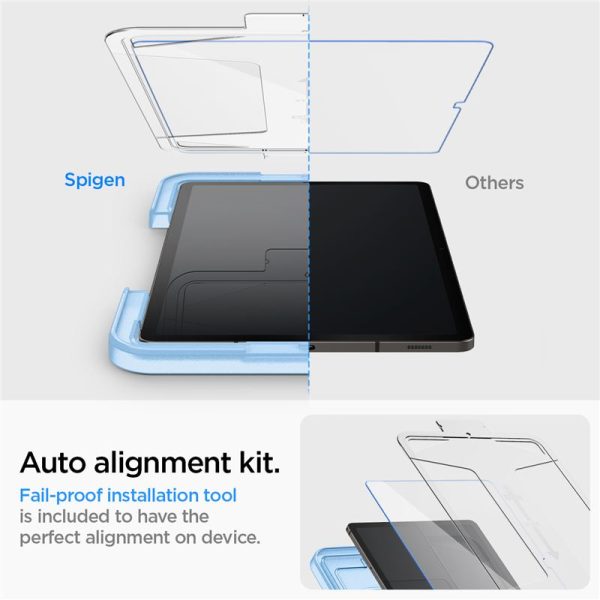 Spigen Glass tR EZ Fit 1 Pack-Samsung Galaxy Tab S10+/S9+ (AGL06999) - Image 13