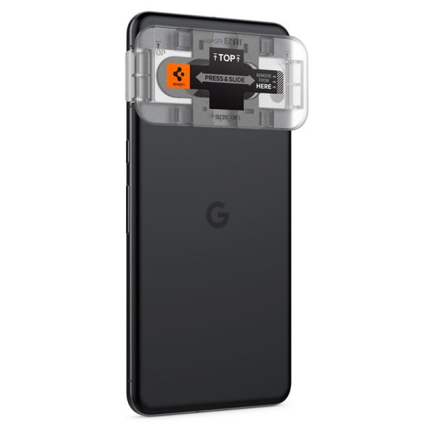 Spigen Glass tR EZ Fit Optik 2 Pack Crystal Clear-Google Pixel 8 Pro (AGL07394) - Image 6