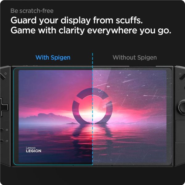 Spigen Glass tR Slim 2 Pack-Lenovo Legion Go (AGL07413) - Image 4