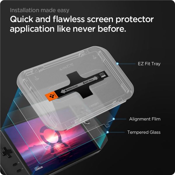 Spigen Glass tR EZ Fit 1 Pack-Lenovo Legion Go (AGL07615) - Image 13