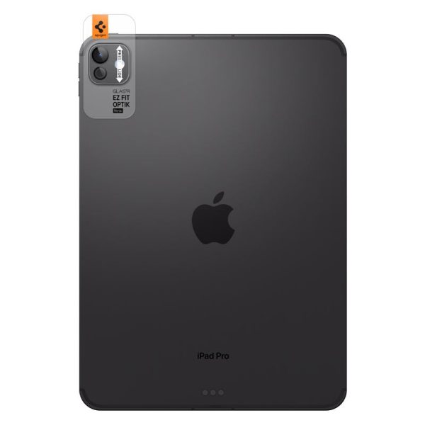 Spigen Glass tR EZ Fit Optik Metal 1 Pack Space Black-Apple iPad Pro 13" 2024 / iPad Pro 11" 2024 (AGL07791) - Image 6