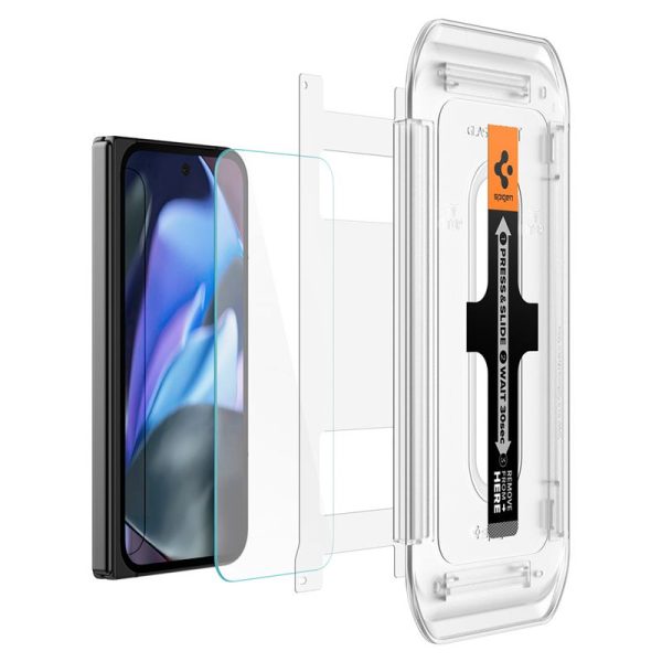 Spigen Glass tR EZ Fit (Cover 2 Pack) transparency-Google Pixel 9 Pro Fold (AGL07873) - Image 5