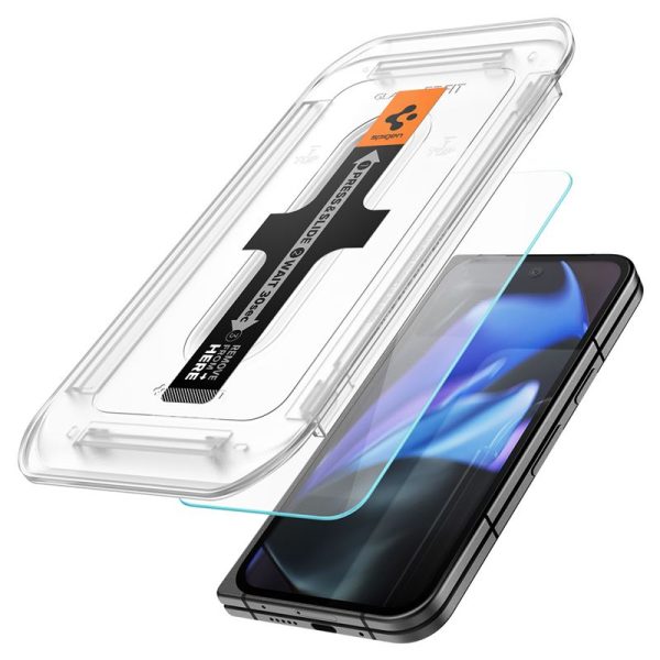 Spigen Glass tR EZ Fit (Cover 2 Pack) transparency-Google Pixel 9 Pro Fold (AGL07873) - Image 6