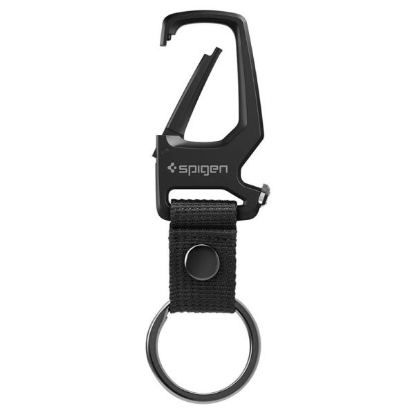 Spigen Carabiner With KeyRing 1 Pack Black (AHP06961) - Image 9