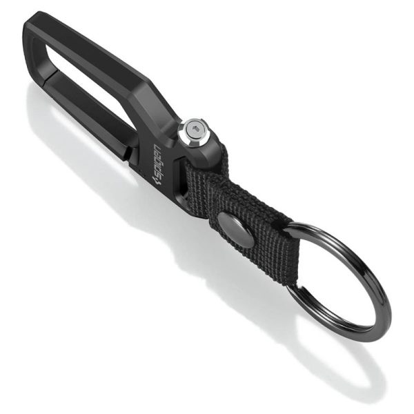 Spigen Carabiner With KeyRing 1 Pack Black (AHP06961) - Image 11