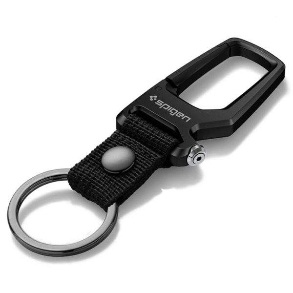 Spigen Carabiner With KeyRing 1 Pack Black (AHP06961) - Image 12