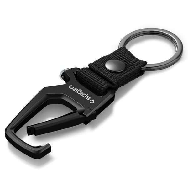 Spigen Carabiner With KeyRing 1 Pack Black (AHP06961) - Image 14