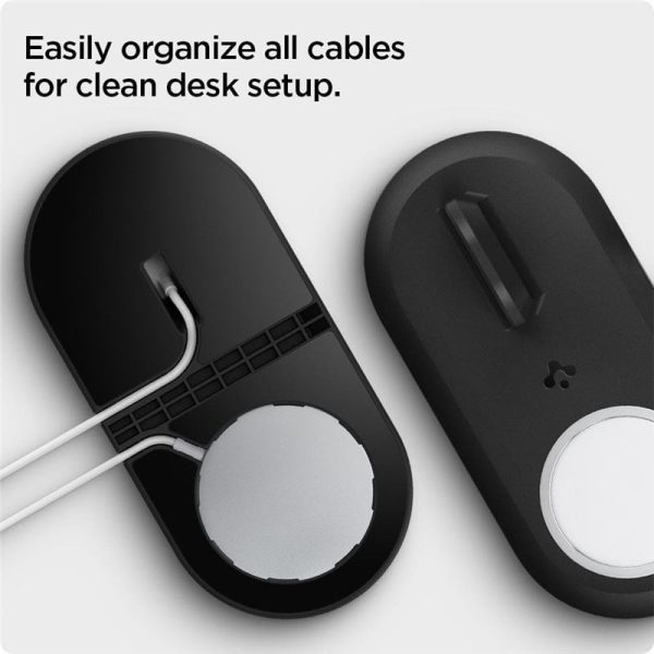 Spigen Magsafe Charger & Apple watch stand 2 in 1 Mag Fit Duo Black (AMP02796) - Image 6