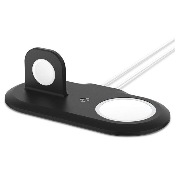 Spigen Magsafe Charger & Apple watch stand 2 in 1 Mag Fit Duo Black (AMP02796) - Image 9