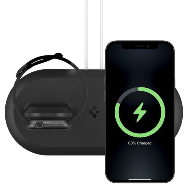 Spigen Magsafe Charger & Apple watch stand 2 in 1 Mag Fit Duo Black (AMP02796) - Image 10