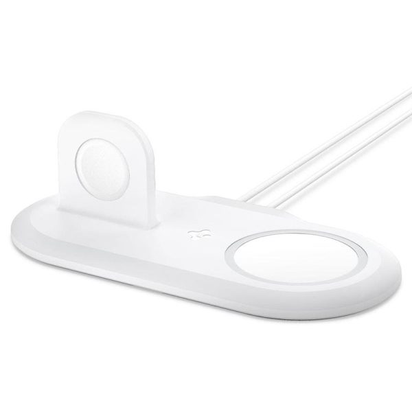 Spigen MagSafe Charger & Apple Watch stand 2in1 MagSafe Duo White (AMP02797) - Image 9