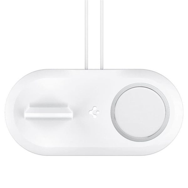 Spigen MagSafe Charger & Apple Watch stand 2in1 MagSafe Duo White (AMP02797) - Image 14