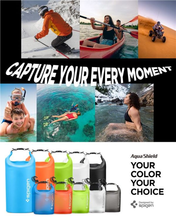 Spigen Aqua Shield WaterProof Dry Bag 20L + 2L A630 cactus Green (AMP06027) - Image 8