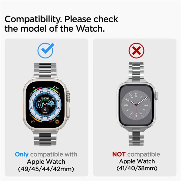 silver - Apple Watch 49mm/46mm/45mm/44mm/42mm