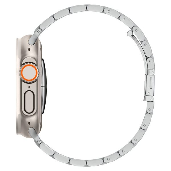 Spigen Modern Fit 316L Band Silver-Apple Watch 49mm/46mm/45mm/44mm (AMP06356) - Image 10