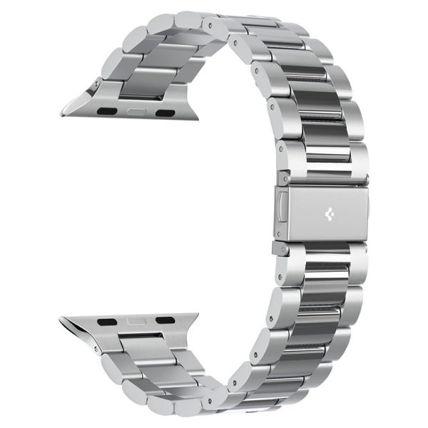 Spigen Modern Fit 316L Band Silver-Apple Watch 49mm/46mm/45mm/44mm (AMP06356) - Image 13