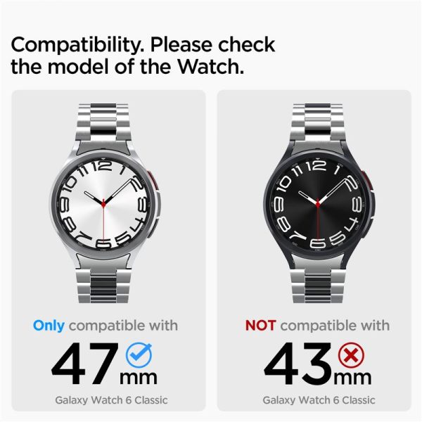 silver - Samsung Galaxy Watch6 Classic 47mm