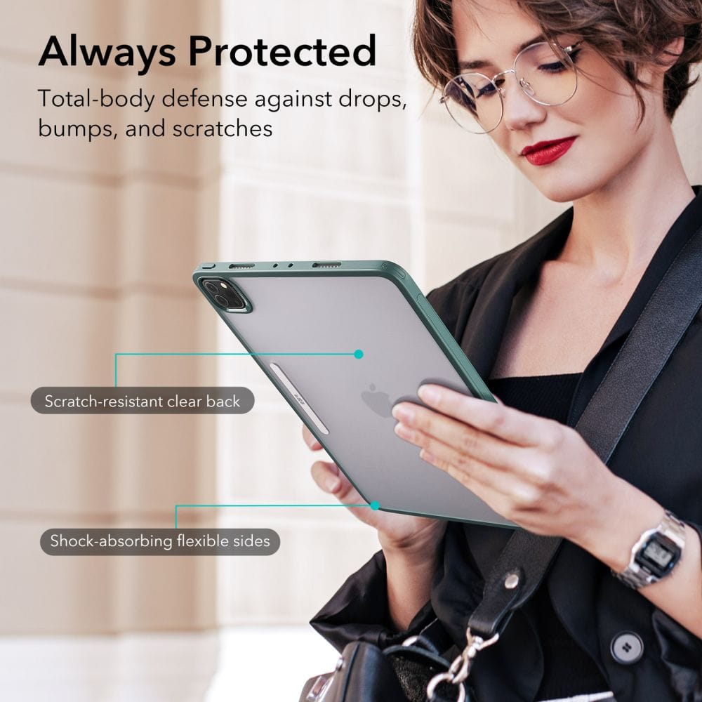 ESR ASCEND HYBRID IPAD PRO 12.9 4 / 5 / 6 / 2020-2022 FOREST GREEN (4894240171325) - Image 3