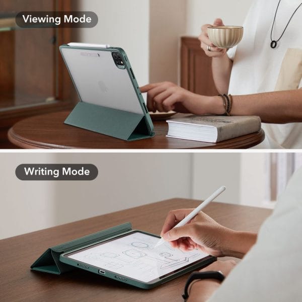 ESR ASCEND HYBRID IPAD PRO 12.9 4 / 5 / 6 / 2020-2022 FOREST GREEN (4894240171325) - Image 4
