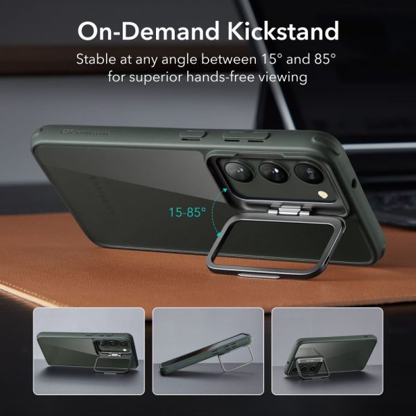 ESR CLASSIC KICKSTAND GALAXY S23+ PLUS CLEAR/GREEN - Image 3