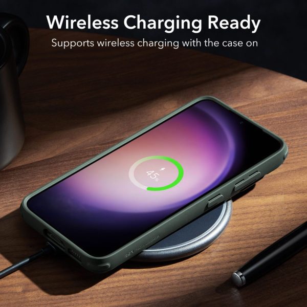 ESR CLASSIC KICKSTAND GALAXY S23+ PLUS CLEAR/GREEN - Image 5