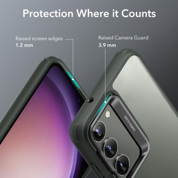 ESR CLASSIC KICKSTAND GALAXY S23+ PLUS CLEAR/GREEN - Image 6