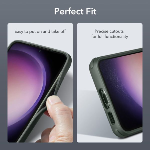 ESR CLASSIC KICKSTAND GALAXY S23+ PLUS CLEAR/GREEN - Image 8