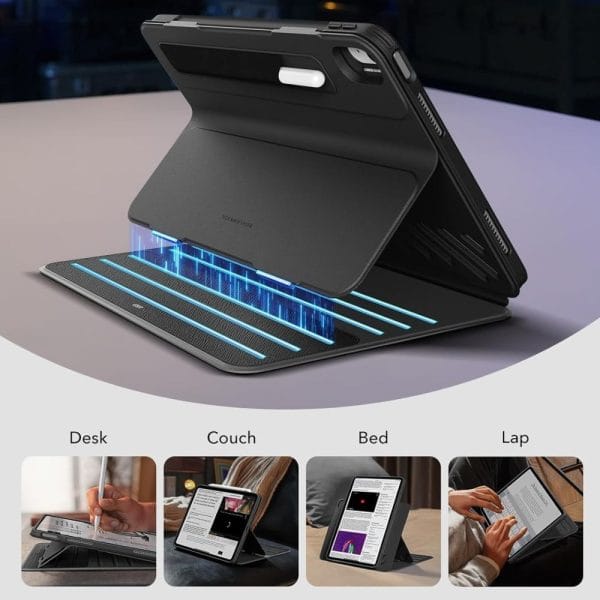 ESR SHIFT MAGNETIC-Apple iPad Air 13" 1/2 Gen. BLACK - Image 5