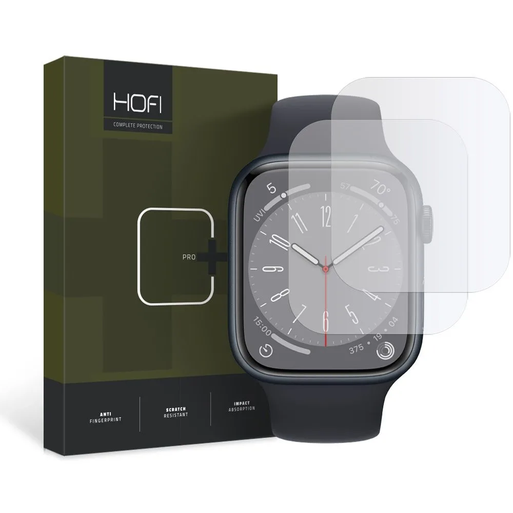 Μεμβράνη Προστασίας Apple Watch 40mm 41mm Hofi HydroFlex Pro+ 2-Pack Clear