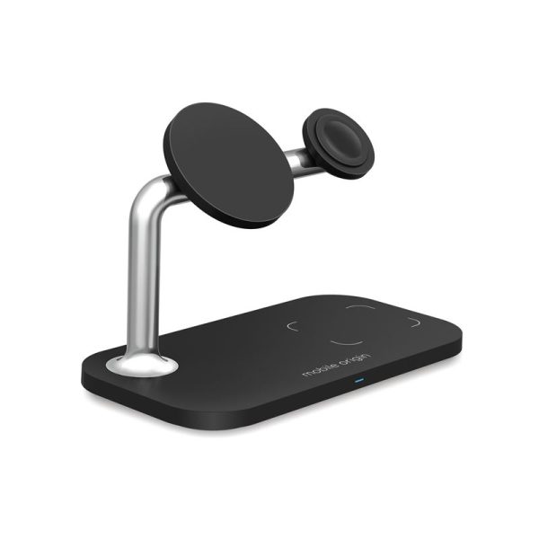 Mobile Origin 3 in 1 Wireless charger Black (FRL-WCH-31-BLK) - Image 6