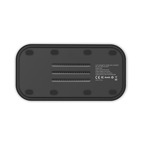 Mobile Origin 3 in 1 Wireless charger Black (FRL-WCH-31-BLK) - Image 9