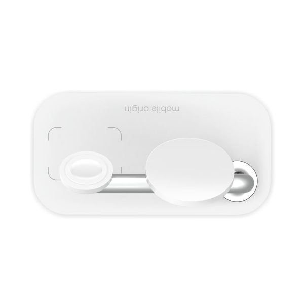 Mobile Origin 3 in 1 Wireless charger White (FRL-WCH-31-WHT) - Image 4