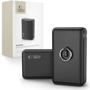 Θήκη Κλειδιών Αυτοκινήτου Tech-Protect KLR200 Metal RFID Signal Blocker Black