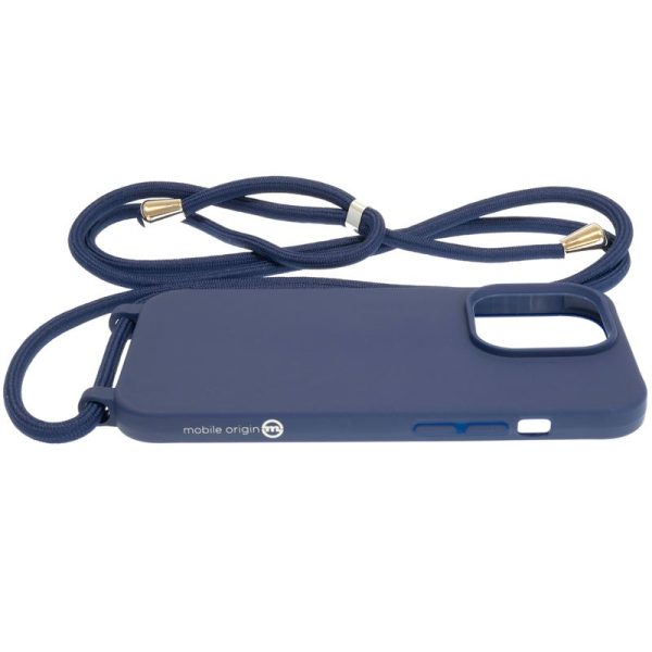 Mobile Origin Lanyard Case Blue-Apple iPhone 14 Pro (LYC-S-BLU-14PRO) - Image 3