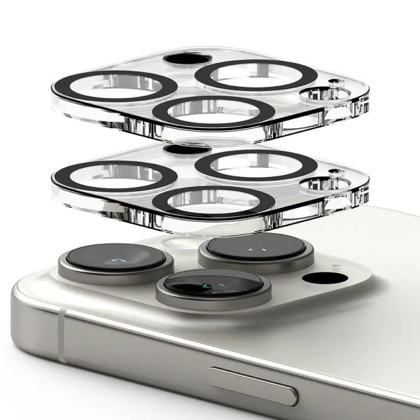 Προστασία Κάμερας iPhone 16 Pro / 16 Pro Max Ringke Camera Protector 2-Pack Clear - Image 4