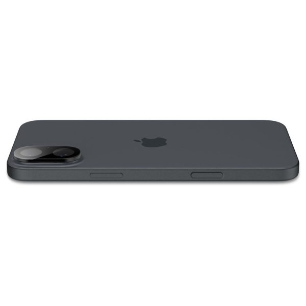 SPIGEN OPTIK GLAS.TR CAMERA PROTECTOR 2-PACK IPHONE 16 / 16 PLUS BLACK (AGL07922) - Image 6